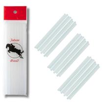 Bastão Cola Quente 19cm Fino 7mm Transparente 24 Unidades