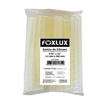 Bastão Cola Quente Fino 7,2mm x 300mm Foxlux 1Kg para Pistola de Cola Artesanato Reparos e Uso Profissional