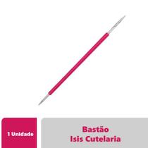 Bastão Com Silicone - Isis Cutelaria - Rosa - IsisCutelaria