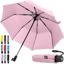 Bastão compacto à prova de vento Umbrella Gorilla Grip para rosa chuva
