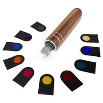 Bastão Cromático a Pilha em Cobre com Filtros e Estojo Bastão Cromático a Pilha em Cobre com Filtros e Estojo