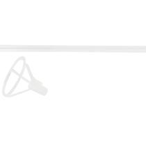 Bastão de balão Fdit 50 unidades, copo transparente, mais grosso, 40 cm
