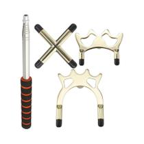 Bastão De Bilhar Retrátil Com Ponta De Latão Removível, Conjunto De Snooker De 3 Peças, Acessório