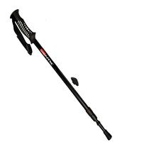 Bastão De Caminhada Ajustável Preto 65cm A 1,35m Nautika