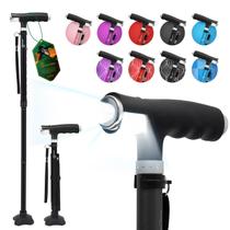 Bastão de caminhada BeneCane dobrável com luzes LED para mulheres/homens