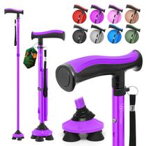 Bastão de caminhada BeneCane Dobrável Quad Cane Ajustável