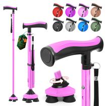 Bastão de caminhada BeneCane Dobrável Quad Cane Ajustável