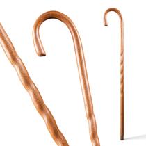 Bastão de caminhada Brazos Twisted Oak Wood Crook Style 37 cm