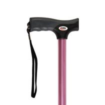 Bastão de caminhada Carex Soft Grip em altura ajustável rosa Bastão de caminhada Carex Soft Grip em altura ajustável rosa