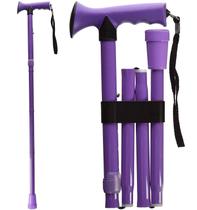 Bastão de caminhada HealthSmart Folding Soft Comfort Grip Lavender