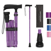 Bastão de caminhada leve e dobrável GPTCAMP G2 para mulheres/homens