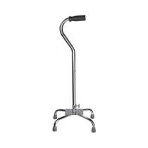 Bastão de caminhada McKesson Quad Cane Chrome 74-95 cm ajustável