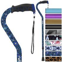 Bastão de caminhada Vive Offset Grip, leve e ajustável Bastão de caminhada Vive Offset Grip, leve e ajustável