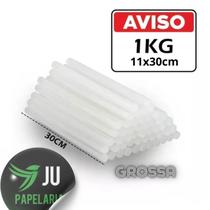 Bastão De Cola Quente Grossa 1 Kg 11X30 Cm Bastão De Cola Quente Grossa 1 Kg 11X30 Cm