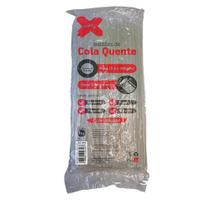 Bastão De Cola Quente Semi Transparente 1kg Make+ Fino 7,4mm
