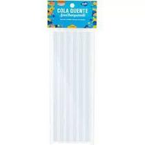 Bastão de Cola Quente Silicone Fino Semitransparente 7,5cmx30cm - BRW