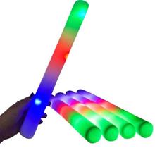 Bastão de Espuma com Led para Festa 40 CM bateria Colorido