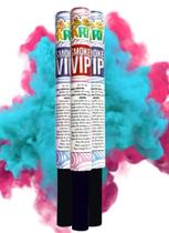 Bastão de fumaça rosa ou azul