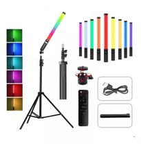 Bastão De Led Fotografia Colorido Rbg Light Stick Portatil