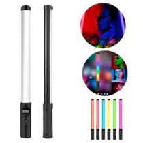 Bastão De Led Para Preenchimento Luz Fotos Rgb 13 Cores Cor da estrutura Preto