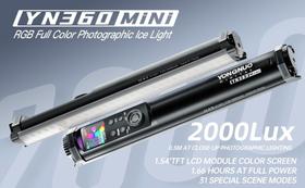 Bastão De Led Rgb Yongnuo Yn360 Mini Bluetooth Cor da estrutura Preto