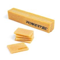 Bastão de limpeza abrasivo POWERTEC 21,5 cm com borrachas de borracha