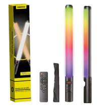 Bastão de Luz Led Iluminação Colorida Rgb Profissional Com Controle