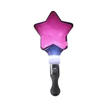 Bastão De Luz LED Que Muda De Cor Em Forma De Coração E Estrela, Bastão Luminoso Para Festas,