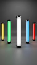 Bastão de Luz LED RGB Sensor Rítmico 5 Unidades