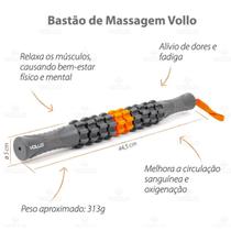 Bastão de Massagem De Soltura e Liberação Miofascial Stick Massager - Vollo