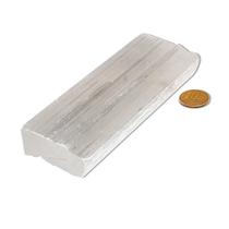 Bastão de Selenita Natural Médio 12 a 14 cm - Cristal Bruto para Práticas Holísticas