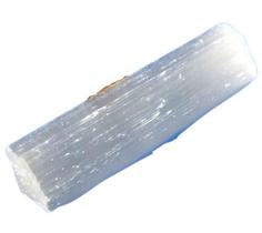 Bastão de Selenita Natural Pequeno - 10 Unidades de 8 a 10 cm para Práticas Holísticas