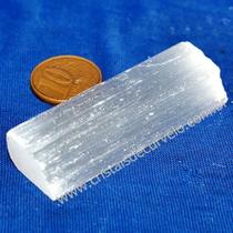Bastão de Selenita Natural Pequeno 4 a 6 cm - Classe A - Cristal Bruto