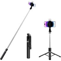 Bastao de selfie bluetooth com luz de preenchimento tomate mzp-302