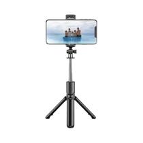 Bastão de Selfie Bluetooth com Tripé e Monopé - Extensível e com Obturador Remoto para iPhone e Samsung