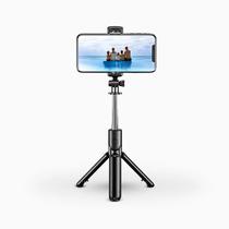 Bastão de selfie com tripé para celular com controle dispara