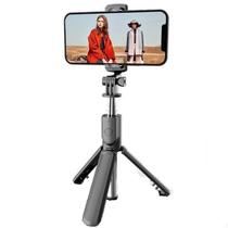 Bastão de Selfie com Tripé para Celular com Controle Dispara
