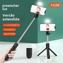 Bastão de Selfie com Tripé Portátil e Controle Remoto Bluetooth