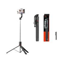 Bastão De Selfie Extensível De 6 Seções Com Tripé E Controle Remoto Bluetooth 360 graus Luz De Bastão De Selfie Extensível De 6 Seções Com Tripé E Controle Remoto Bluetooth 360 graus Luz De