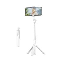 Bastão De Selfie Portátil Bluetooth De 103 Cm, Tripé Retrátil Com Luz De Selfie E Controle Remoto