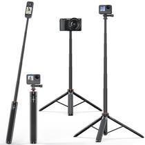 Bastão de selfie telescópico UUrig TP21 com tripé de 1,37 m de comprimento