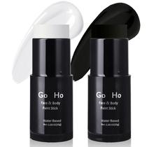 Bastão de Tinta para Corpo Go Ho Branco e Preto 30g Bastão de Tinta para Corpo Go Ho Branco e Preto 30g