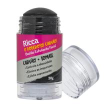 Bastao Esfoliante Facial Ricca Belliz O Poderoso Carvao 30g Cod 3781 - BELLIZ COMPANY