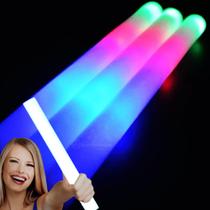 Bastão Espuma Luzes RGB Para Festa Balada Decoração Aniversario Debutante - PAF045