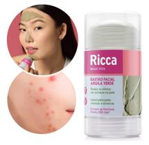 Bastão facial argila verde mágic strik ricca Bastão facial argila verde mágic strik ricca