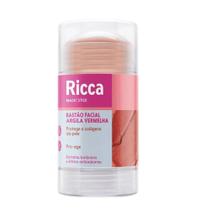 Bastão Facial de Argila Vermelha Magic Stick Ricca 30g Bastão Facial de Argila Vermelha Magic Stick Ricca 30g