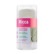 Bastão Facial Ricca Magic Stick Argila Verde Bastão Facial Ricca Magic Stick Argila Verde