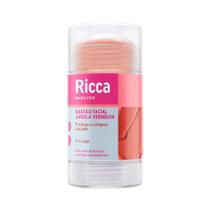 Bastão Facial Ricca Magic Stick Argila Vermelha Bastão Facial Ricca Magic Stick Argila Vermelha