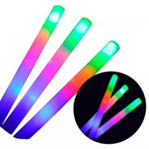 Bastão LED Neon para Festas 45cm (3 Efeitos de Iluminação)