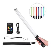 Bastão Led Rgb Luxceo Q508 Profissional Com Controle Remoto Cor da estrutura Preto 110V/220V Bastão Led Rgb Luxceo Q508 Profissional Com Controle Remoto Cor da estrutura Preto 110V/220V